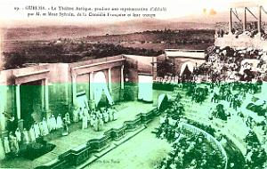 Guelma - Le Theatre romain - Representation